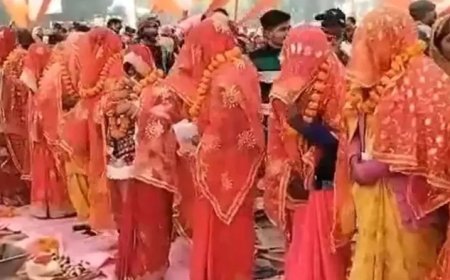 Lucknow : यूपी में 2017 से अब तक अल्पसंख्यक वर्ग के 52,134 जोड़ों की शादी इस योजना के तहत संपन्न कराई जा चुकी