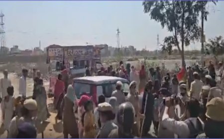 Deoband : डंपिंग यार्ड के विरोध में ग्रामीणों का हंगामा, पालिका गाड़ियों को रोककर जताया विरोध
