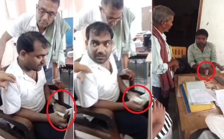 Hardoi: सवायजपुर तहसील पर भ्रष्टाचार के गंभीर आरोप, रिश्वतखोरी के वायरल वीडियो से मचा हड़कंप। 