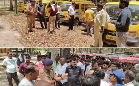 Hardoi: आईटीआई में लगा स्कूली वाहनों का विशेष कैम्प, 76 ई-रिक्शा चालकों ने कराया QR कोड हेतु आवेदन।