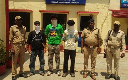 Bajpur : ऑपरेशन प्रहार के तहत पूर्व छात्र संघ अध्यक्ष सहित तीन युवक गिरफ्तार, भगत सिंह चौक पर की थी मारपीट