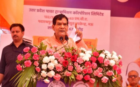 Mau : मंत्री ए.के. शर्मा के प्रयासों से मधुबन(मऊ)को मिली बड़ी विद्युत सौगात, 61 करोड़ से अधिक लागत वाले 132 केवी विद्युत उपकेंद्र का हुआ शिलान्यास