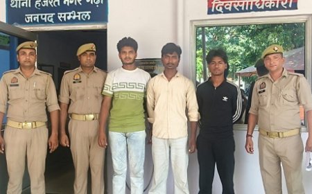 सम्भल हिंसा के बाद बनी पुलिस आउटपोस्ट का बड़ा असर, चंद घंटों में लूट का खुलासा।