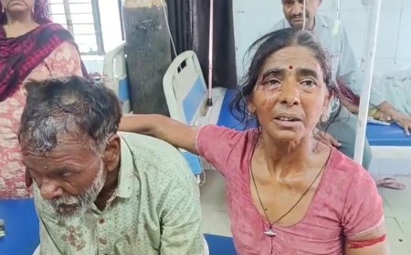 Hathras : मेड़ और सरकारी नाली काटने को लेकर दो पक्षों में खूनी संघर्ष, लाठी-डंडे चलने से एक ही परिवार के चार लोग घायल, एक जिला अस्पताल रेफर