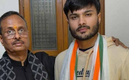 उत्तर प्रदेश का गौरव बढ़ाया: डॉ. दिनेश शर्मा के नवासे कवि शर्मा भारतीय नौसेना में सब लेफ्टिनेंट बने। 