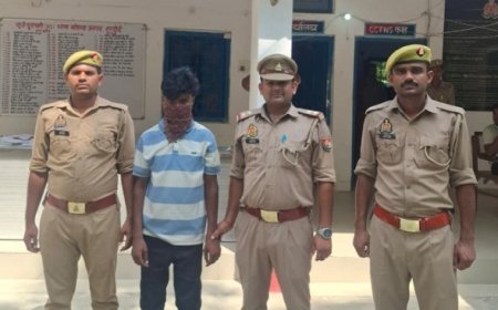 Hardoi: मझिला पुलिस ने चोरी की घटना का किया खुलासा, आरोपी गिरफ्तार।