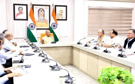 Lucknow : योगी ने डाटा सेंटर क्लस्टर, प्रोजेक्ट गंगा और गेहूं प्रसंस्करण नीति की उच्च स्तरीय समीक्षा की