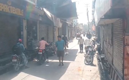 Sambhal: भीषण गर्मी से जनजीवन बेहाल, बाजारों में पसरा सन्नाटा, काम-धंधा ठप। 