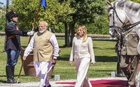 वैश्विक कूटनीति के मंच पर 'मेलोडी' का नया अध्याय- भारत और इटली के बीच अत्याधुनिक रक्षा सौदों और रणनीतिक समझौतों पर लगी मुहर।