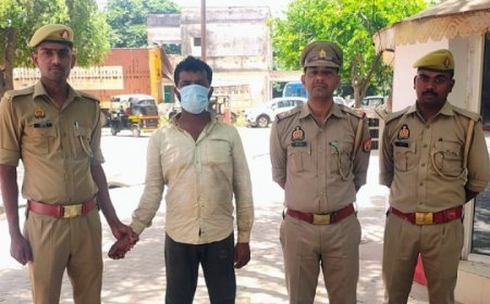Hardoi: मल्लावां पुलिस और एसटीएफ आगरा की संयुक्त कार्रवाई में एक लाख रुपये का इनामी आरोपी गिरफ्तार