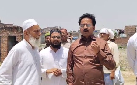 सम्भल में चला तालाब बचाओ अभियान: बराही में 10 हेक्टेयर जमीन से हटा कब्जा, बुलडोजर लेकर पहुंचा प्रशासन।
