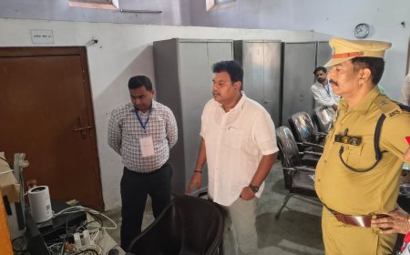Sitapur : लेखपाल मुख्य परीक्षा केंद्रों का जिलाधिकारी ने लिया जायजा, व्यवस्थाएं दुरुस्त करने के दिए निर्देश