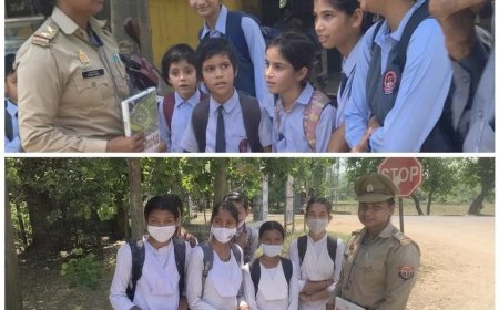 Saharanpur : छुटमलपुर में महिला पुलिस टीम ने छात्राओं और महिलाओं को सुरक्षा के प्रति किया जागरूक