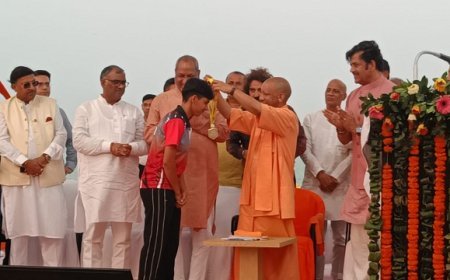 Gorakhpur: स्पोर्ट्स इंफ्रास्ट्रक्चर और खिलाड़ियों के प्रोत्साहन के लिए तत्परता से खड़ी है सरकार: सीएम योगी