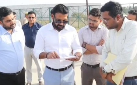 Saharanpur : निर्माणाधीन स्पोर्ट्स कॉलेज का जिलाधिकारी ने किया मुआयना, बेहतर काम और तय समय में निर्माण पूरा करने के निर्देश