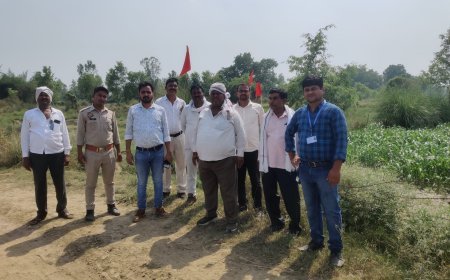 Gonda : लोन न चुकाने पर बैंक ने जब्त की किसान की जमीन, बड़े बकायेदारों में मची खलबली