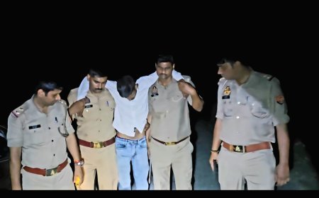 Lakhimpur- Kheri : नकहा बाजार में युवती पर हमला करने वाला आरोपी पुलिस मुठभेड़ में घायल, पैर में गोली लगने के बाद गिरफ्तार