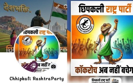 'कॉकरोच जनता पार्टी' के बाद अब 'छिपकली राष्ट्र पार्टी' का सोशल मीडिया अकाउंट हुआ वायरल, 'राष्ट्र पहले' के कड़े संकल्प के साथ महज 3 घंटे में बढ़े हजारों फॉलोअर्स।
