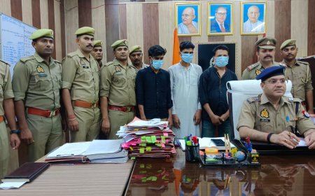 Hardoi : हरदोई पुलिस ने हरियाणा से बिहार जा रही अवैध शराब के साथ तीन तस्कर गिरफ्तार किए