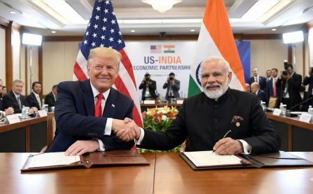 वैश्विक कूटनीति के पटल पर अमेरिकी राष्ट्रपति का बड़ा बयान, नई दिल्ली में गूंजी 'आई लव मोदी' की आवाज।
