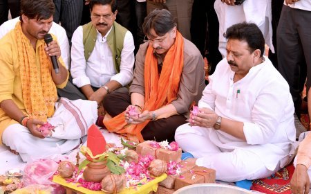 Lucknow : सरोजनी नगर उप निबंधक कार्यालय के नए भवन का शिलान्यास, रजिस्ट्री कार्यों में जनता को मिलेगी सहूलियत