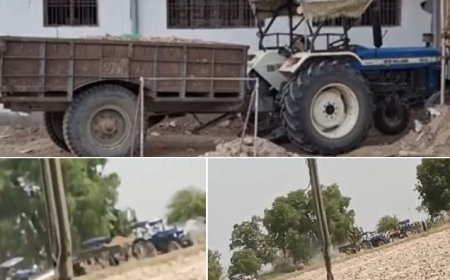Hardoi: हरपालपुर पुलिस ने अबैध खनन में संलिप्त तीन ट्रैक्टर पकड़े,दो को थाने से छोड़ा,एक ट्रैक्टर ट्राली को किया सीज। 