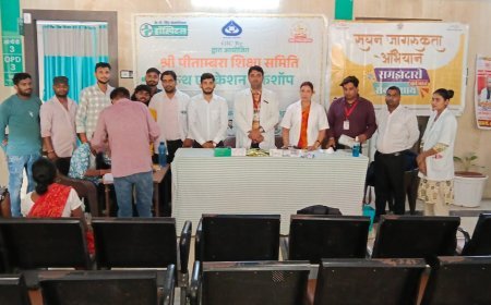 Sitapur : मुफ्त स्वास्थ्य शिविर में एक सौ पचपन मरीजों ने कराई जांच, दवाएं और परामर्श भी मिला मुफ्त