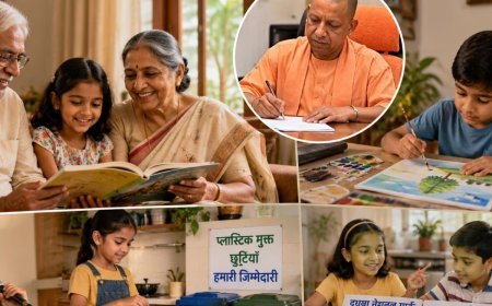 Lucknow : सीएम योगी ने दिया इको फ्रेंडली पर्यटन का मंत्र - यूपी में गर्मी की छुट्टियां शुरू होते ही सीएम योगी ने बच्चों-अभिभावकों के लिए लिखी पाती