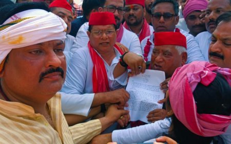 Ayodhya : विभिन्न जनसमस्याओं को लेकर समाजवादी पार्टी का बड़ा प्रदर्शन, सरकार के खिलाफ जमकर की नारेबाजी