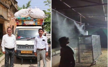हरदोई में गौ संरक्षण की अनूठी पहल, 200 गौशालाओं में लगाए जाएंगे तिरपाल और फव्वारे।