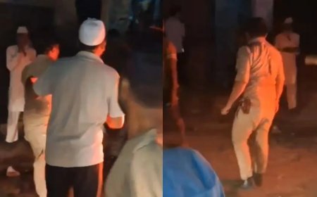 बिजनौर में कानून व्यवस्था को खुली चुनौती: संदिग्ध चोर को दबोचने गई पुलिस टीम पर ग्रामीणों का जानलेवा हमला