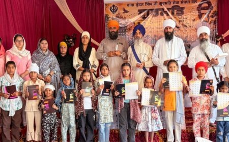 Bajpur : गुरुद्वारा नानकसर ठाठ गजरौला में गुरमत समर कैंप शुरू, बच्चों को दी जा रही नैतिक और आध्यात्मिक शिक्षा