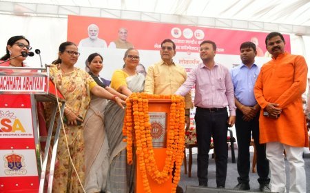 Lucknow : भैंसोरा स्थित अत्याधुनिक FCTS प्लांट का मंत्री ए के शर्मा ने किया उद्घाटन, लखनऊ की स्वच्छता व्यवस्था को मिला नया आयाम