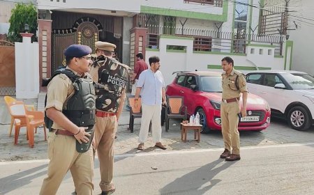 Hardoi : हरदोई में सुरक्षा के पुख्ता इंतजामों के बीच शांतिपूर्ण तरीके से हुई ईद की नमाज