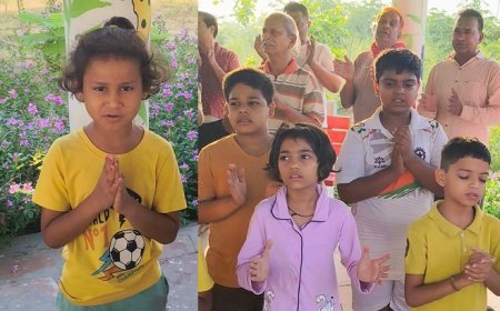 धर्म विशेष: बाल संस्कारों की मनमोहक झलक ने जीता सभी का हृदय।