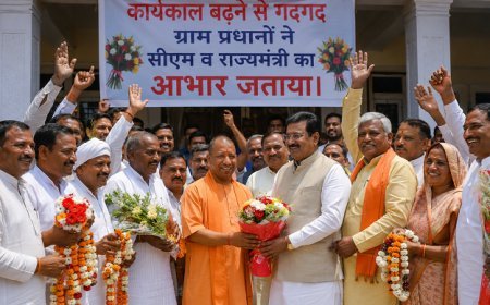 Deoband: कार्यकाल बढ़ने से गदगद ग्राम प्रधानों ने सीएम व राज्यमंत्री का आभार जताया। 