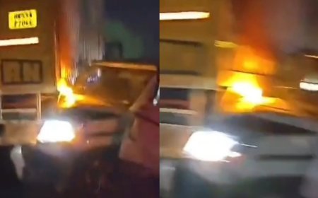 Hardoi : हरदोई-बिलग्राम मार्ग पर भीषण सड़क हादसा, दो ट्रकों और बोलेरो की भिड़ंत में पांच लोग जख्मी