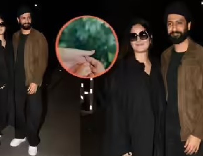 मॉम-डैड बनने के बाद पहली बार साथ दिखे कटरीना-विक्की: एयरपोर्ट पर स्टाइलिश अंदाज में किया पपराजी को सलाम।