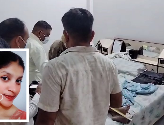 सम्भल में बीए फाइनल ईयर की छात्रा ने फांसी लगाकर दी जान, लैपटॉप और मोबाइल कब्जे में लेकर जांच में जुटी पुलिस।