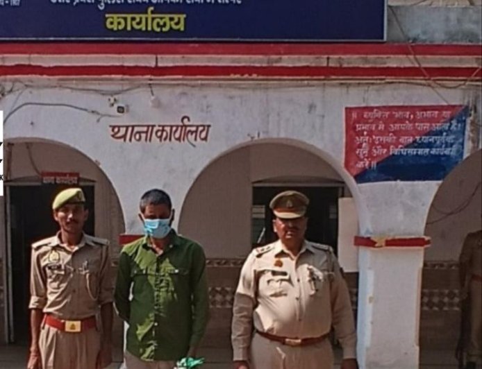 Saharanpur : बड़गांव पुलिस ने मंदिर और ट्यूबवेल में चोरी करने वाले शातिर चोर को पकड़ा
