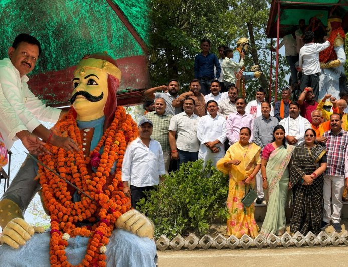 Sitapur : वीरता के प्रतीक महाराणा प्रताप की जयंती मनाई गई, प्रतिमा पर माल्यार्पण कर शौर्य को किया याद
