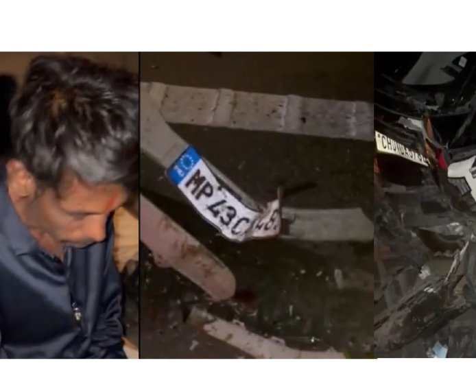 Hardoi : गंगा एक्सप्रेसवे पर सड़क हादसा-: खड़ी कार को अज्ञात वाहन ने मारी टक्कर, दो यात्री घायल