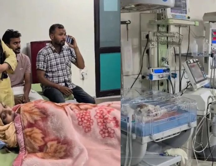 उत्तर प्रदेश के मुरादाबाद में चिकित्सा जगत का अनोखा चमत्कार, एक निजी अस्पताल में महिला ने एक साथ चार बच्चों को दिया जन्म।