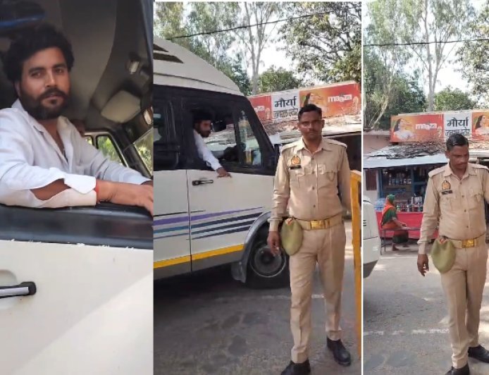 Sitapur : वाहन पास के नाम पर पुलिसकर्मियों ने शुरू की अवैध वसूली का आरोप, वीडियो इंटरनेट पर प्रसारित