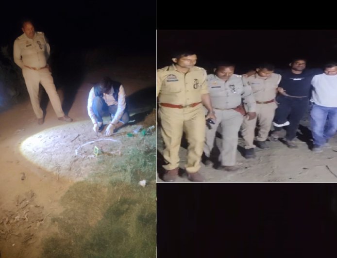 Saharanpur : मुठभेड़ के बाद 25 हजार का इनामी बदमाश गिरफ्तार, पैर में लगी गोली