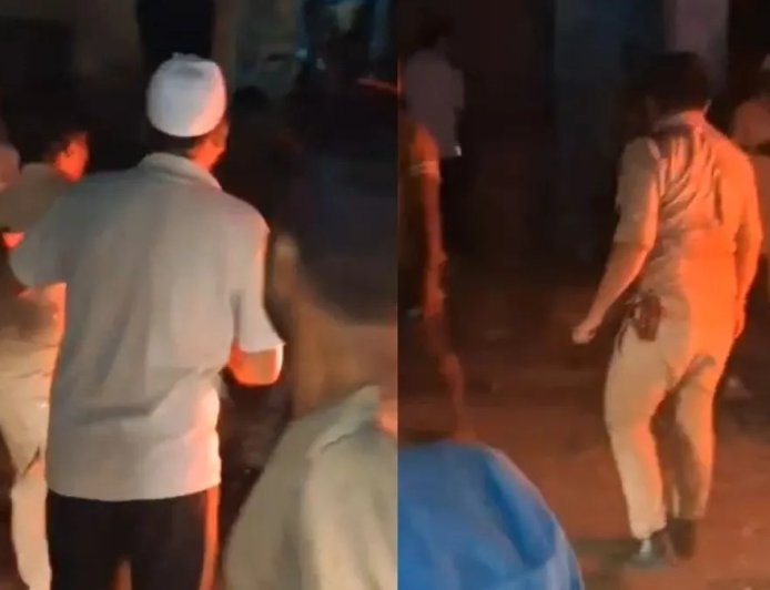 बिजनौर में कानून व्यवस्था को खुली चुनौती: संदिग्ध चोर को दबोचने गई पुलिस टीम पर ग्रामीणों का जानलेवा हमला