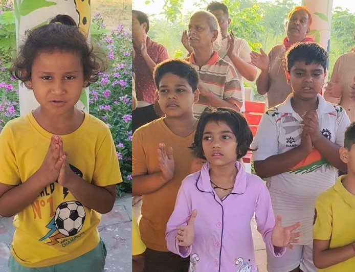 धर्म विशेष: बाल संस्कारों की मनमोहक झलक ने जीता सभी का हृदय।