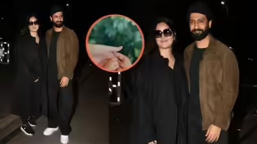 मॉम-डैड बनने के बाद पहली बार साथ दिखे कटरीना-विक्की: एयरपोर्ट पर स्टाइलिश अंदाज में किया पपराजी को सलाम।