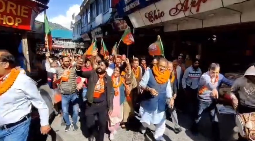 बंगाल-असम में भाजपा की जीत पर मसूरी में जश्न, मंत्री गणेश जोशी बोले— 'मोदी मैजिक बरकरार'।