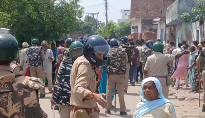Saharanpur : सहारनपुर के लालवाला में जमीन विवाद को लेकर हिंसक झड़प, पथराव और लाठीचार्ज में आठ घायल